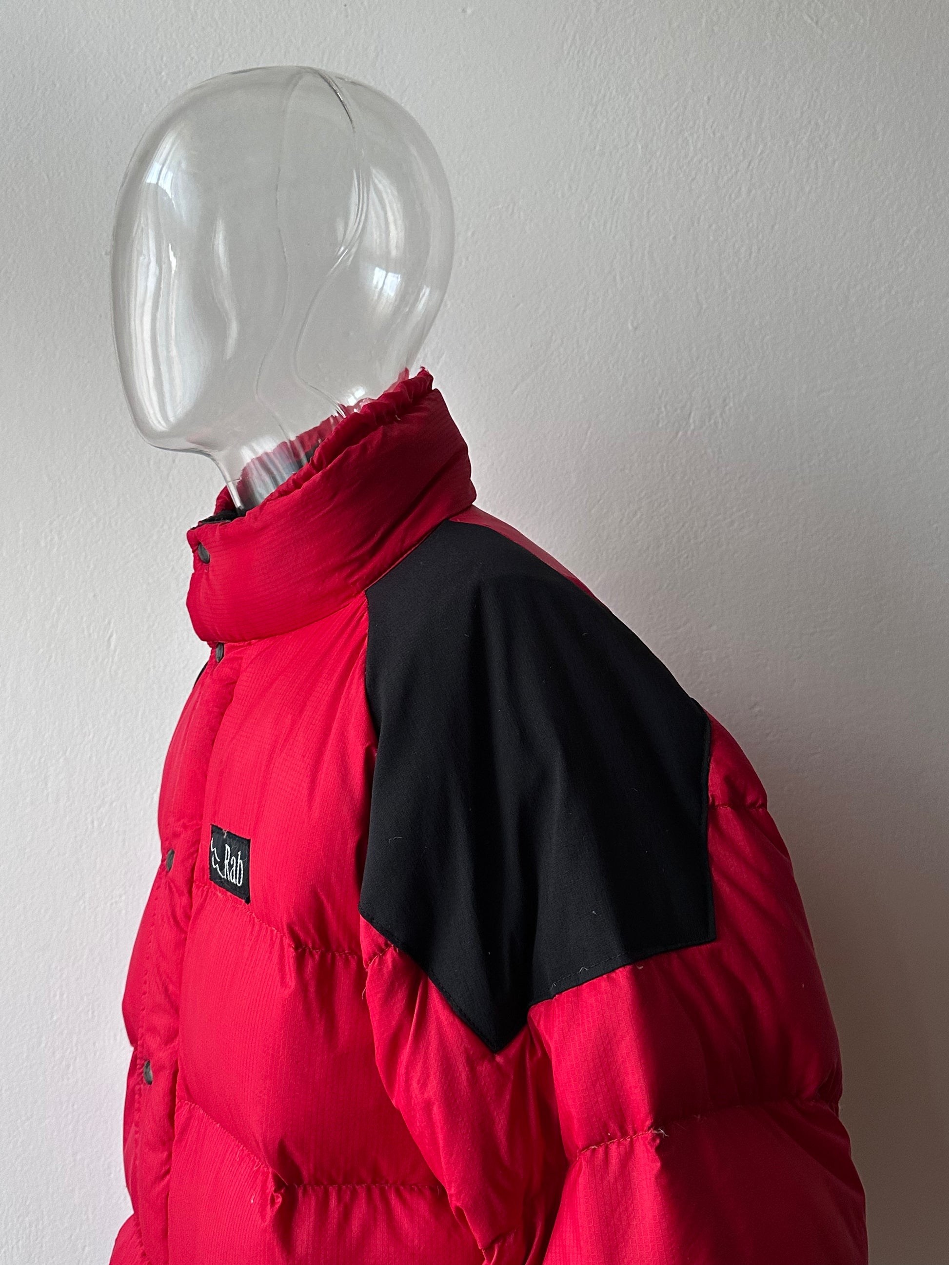 Rab England Down smock TOTO Praha Vintage clothing store プラハ 古着屋 ダウン 1990's 90年代 イギリス古着 スモック Pullover プルオーバー 