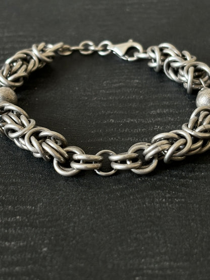 Byzantine multi chain bracelet