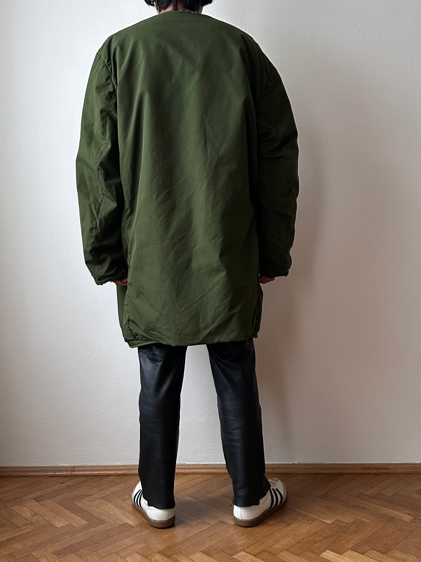 Swedish army M59 field coat with boa liner