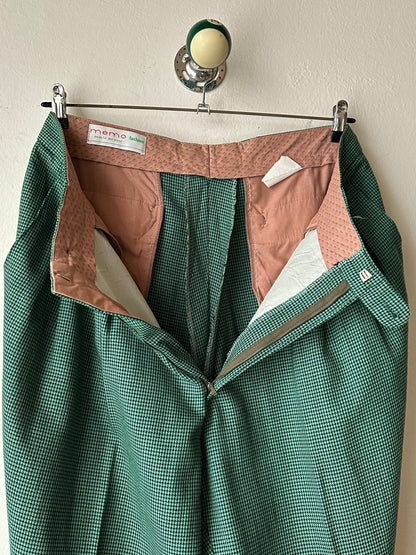 1980s Houndstooth trousers - w35
