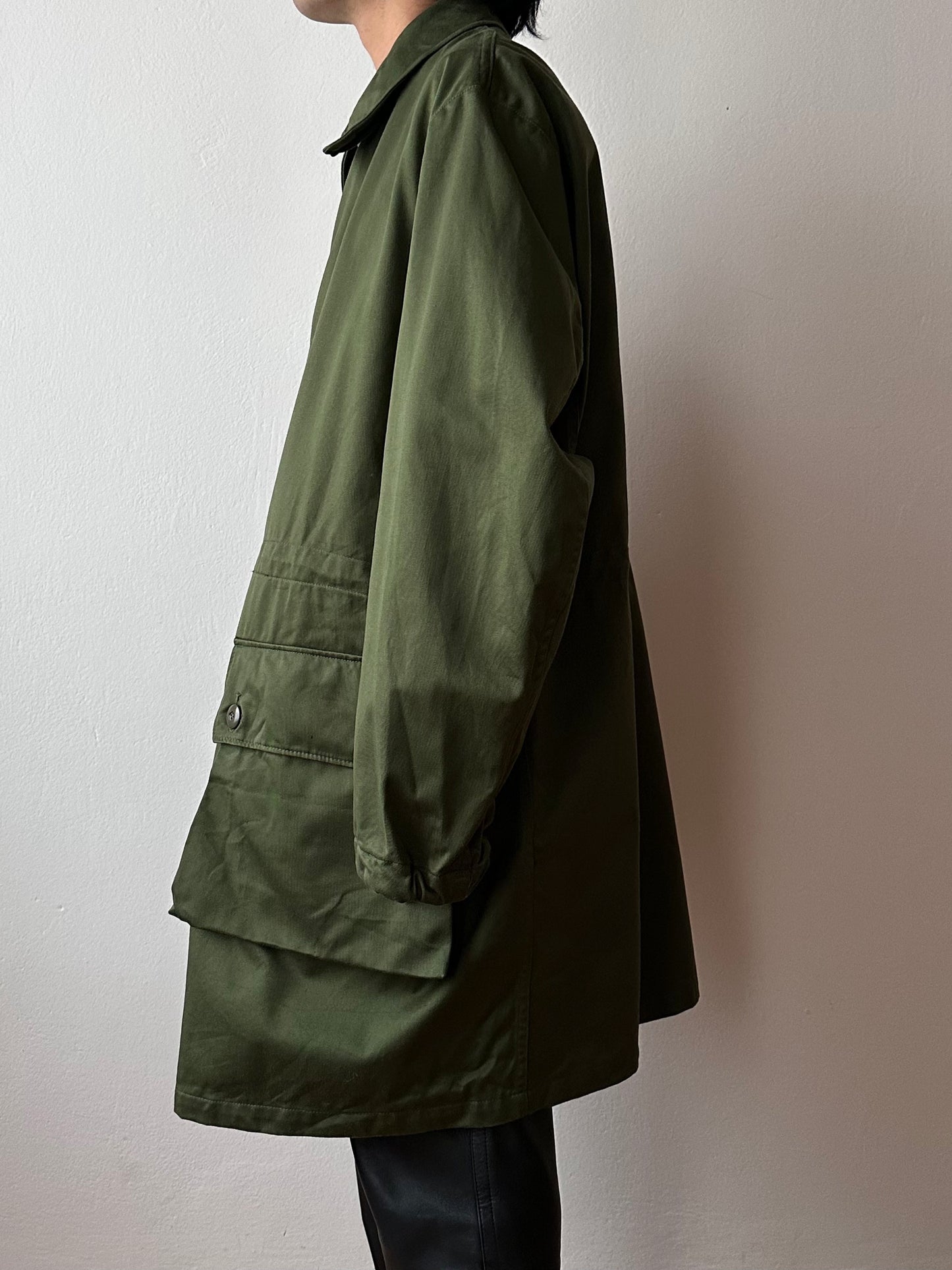 Swedish army M59 field coat with boa liner