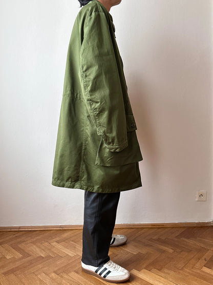 Swedish army M59 field coat with boa liner