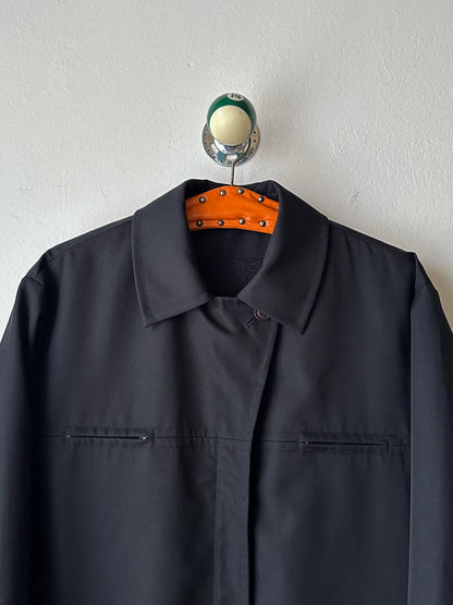 Early 00s Black poly jacket