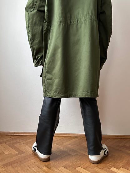 Swedish army M59 field coat with boa liner