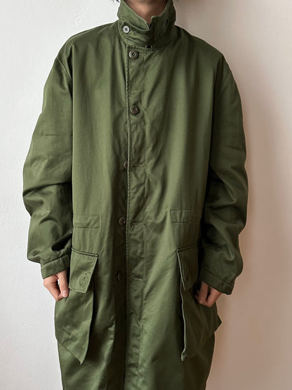 Swedish army M59 field coat with boa liner