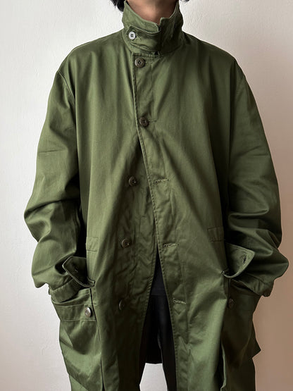 Swedish army M59 field coat with boa liner