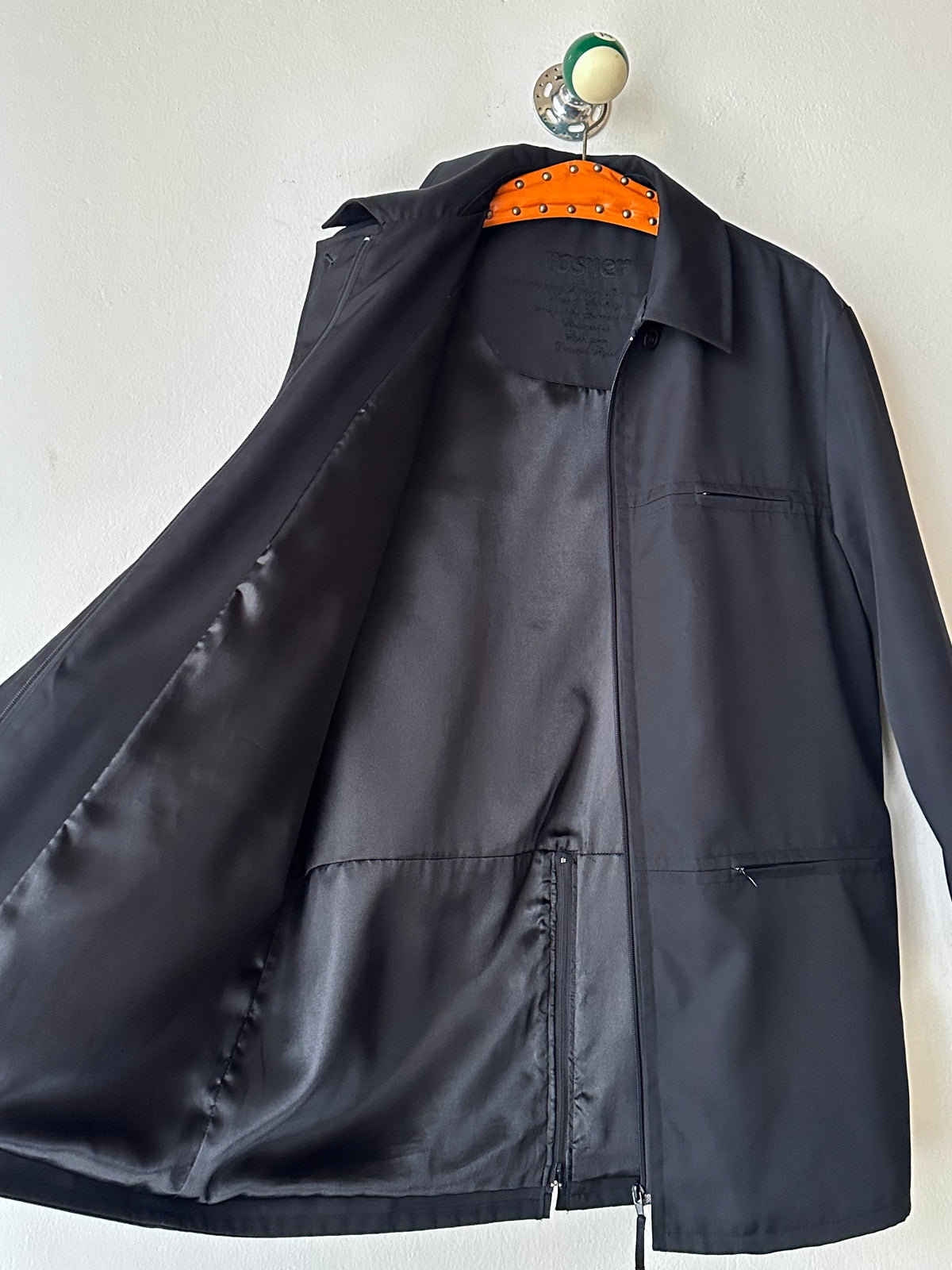 Early 00s Black poly jacket