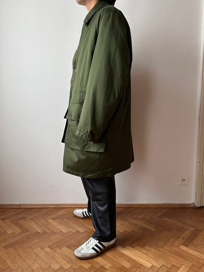Swedish army M59 field coat with boa liner