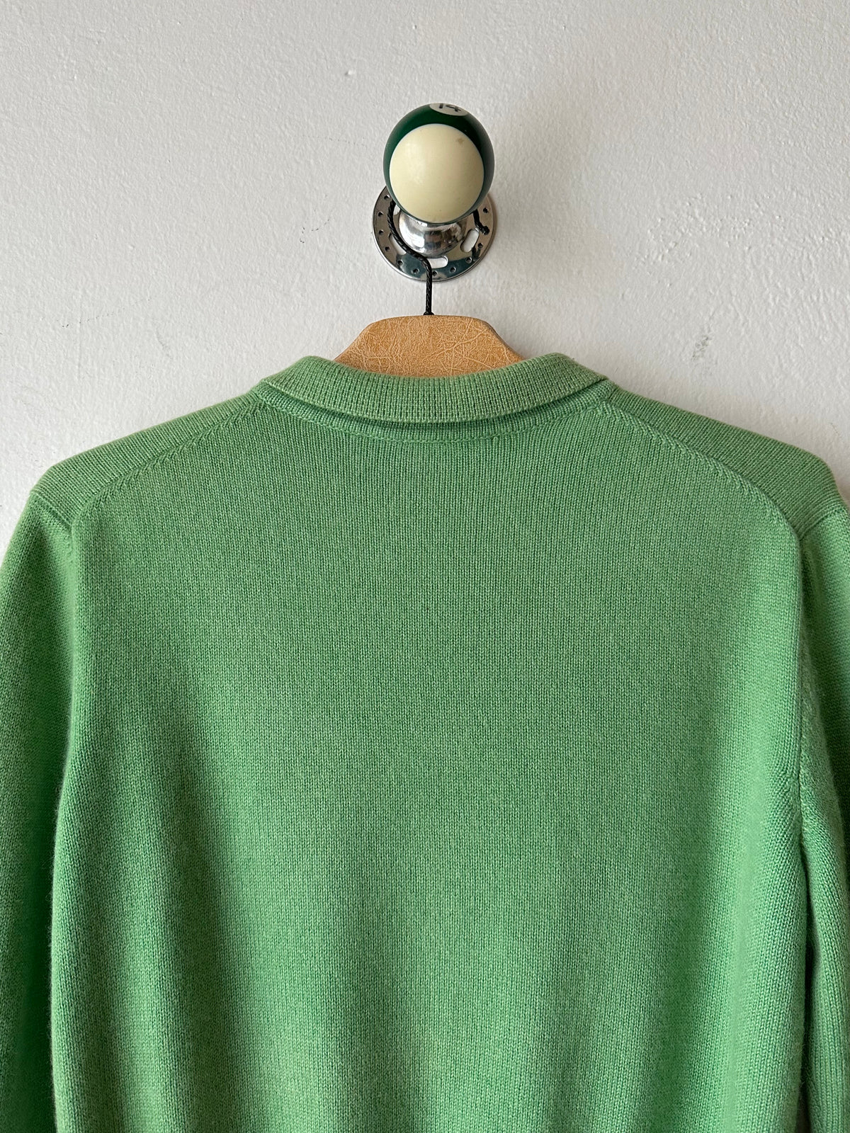 Pure cashmere knit in Jade-ite