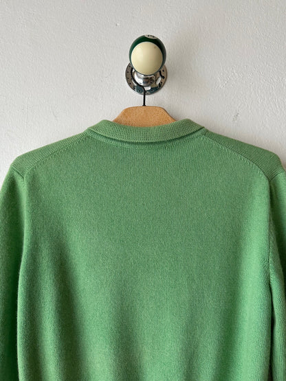 Pure cashmere knit in Jade-ite