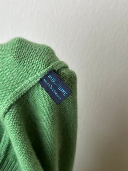 Pure cashmere knit in Jade-ite