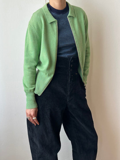 Pure cashmere knit in Jade-ite