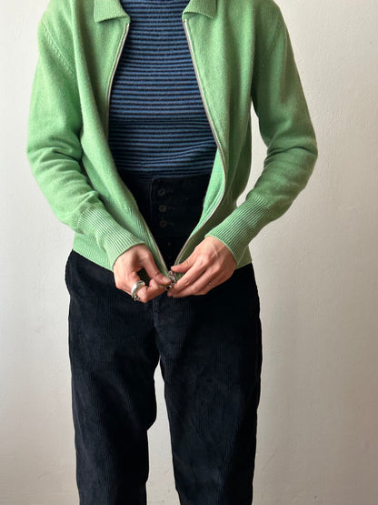 Pure cashmere knit in Jade-ite