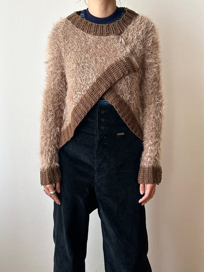 French shaggy moca brown