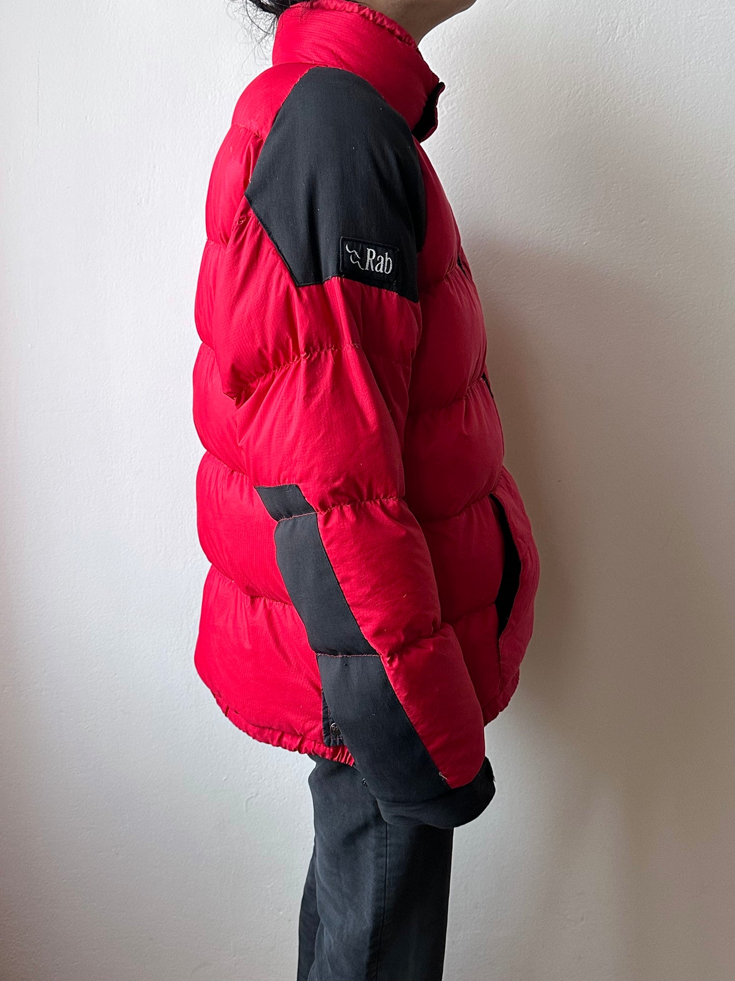 Rab England Down smock TOTO Praha Vintage clothing store プラハ 古着屋 ダウン 1990's 90年代 イギリス古着 スモック Pullover プルオーバー 