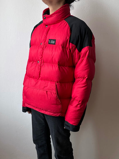 Rab England Down smock TOTO Praha Vintage clothing store プラハ 古着屋 ダウン 1990's 90年代 イギリス古着 スモック Pullover プルオーバー 