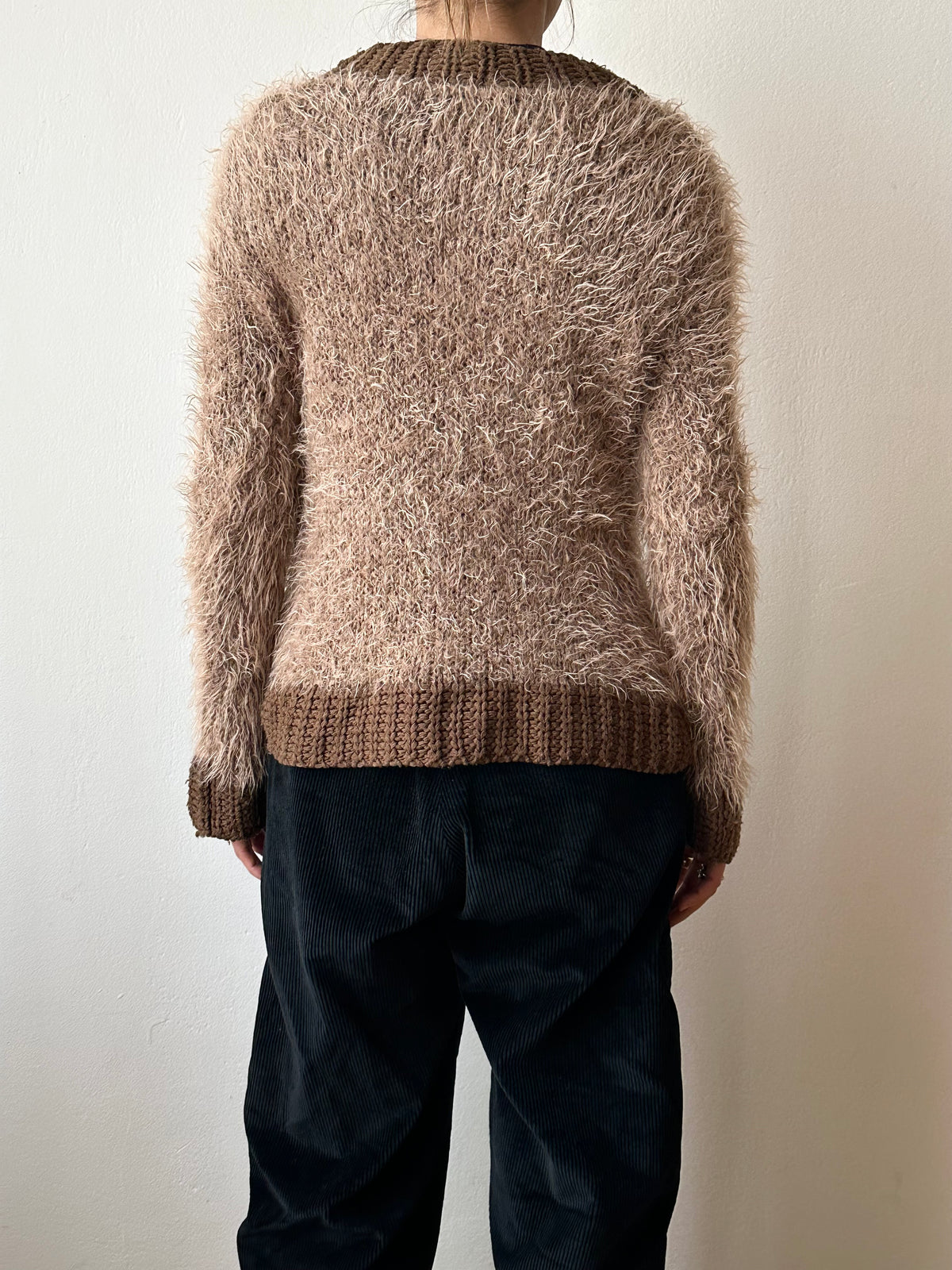 French shaggy moca brown