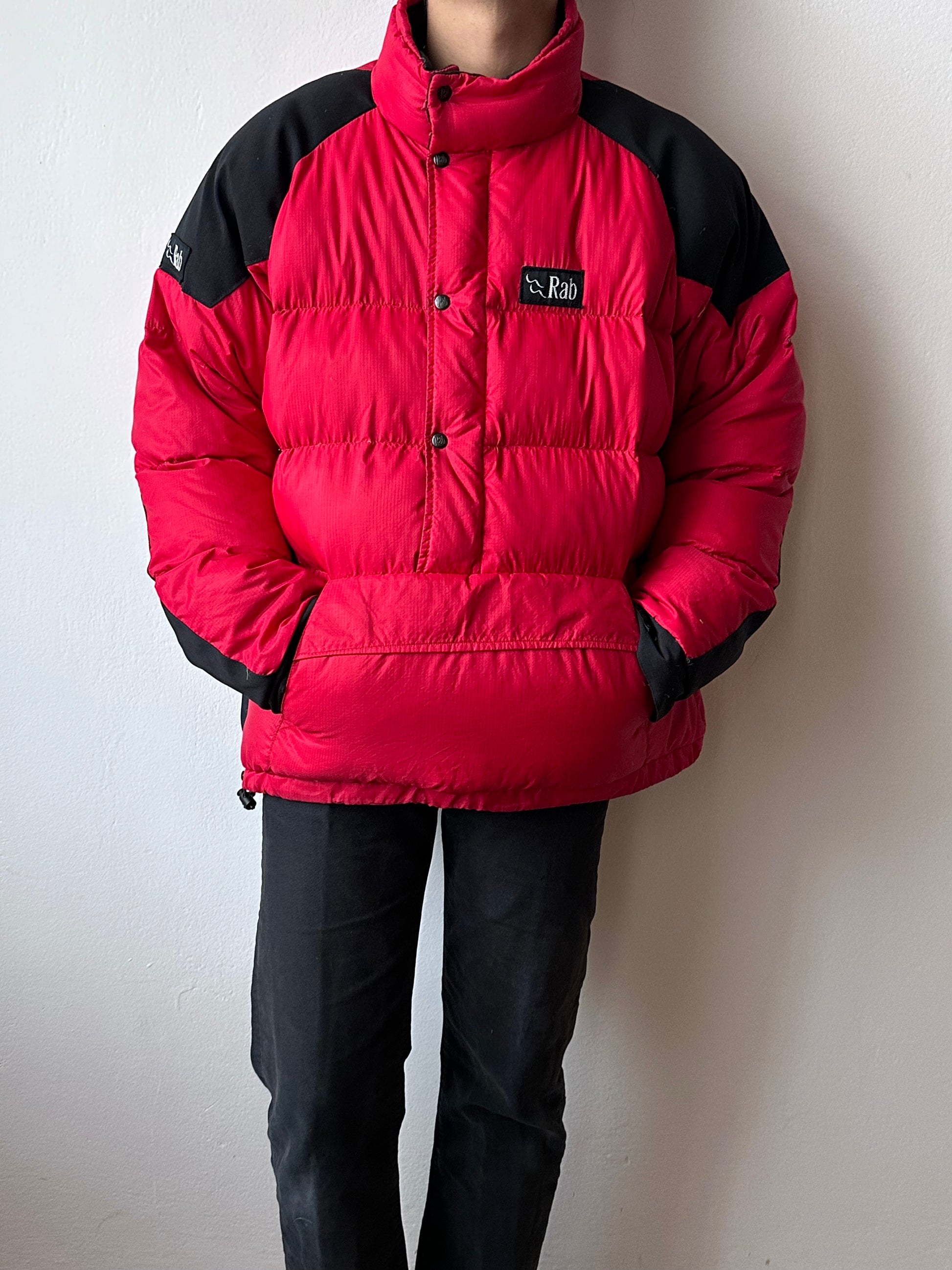 Rab England Down smock TOTO Praha Vintage clothing store プラハ 古着屋 ダウン 1990's 90年代 イギリス古着 スモック Pullover プルオーバー 