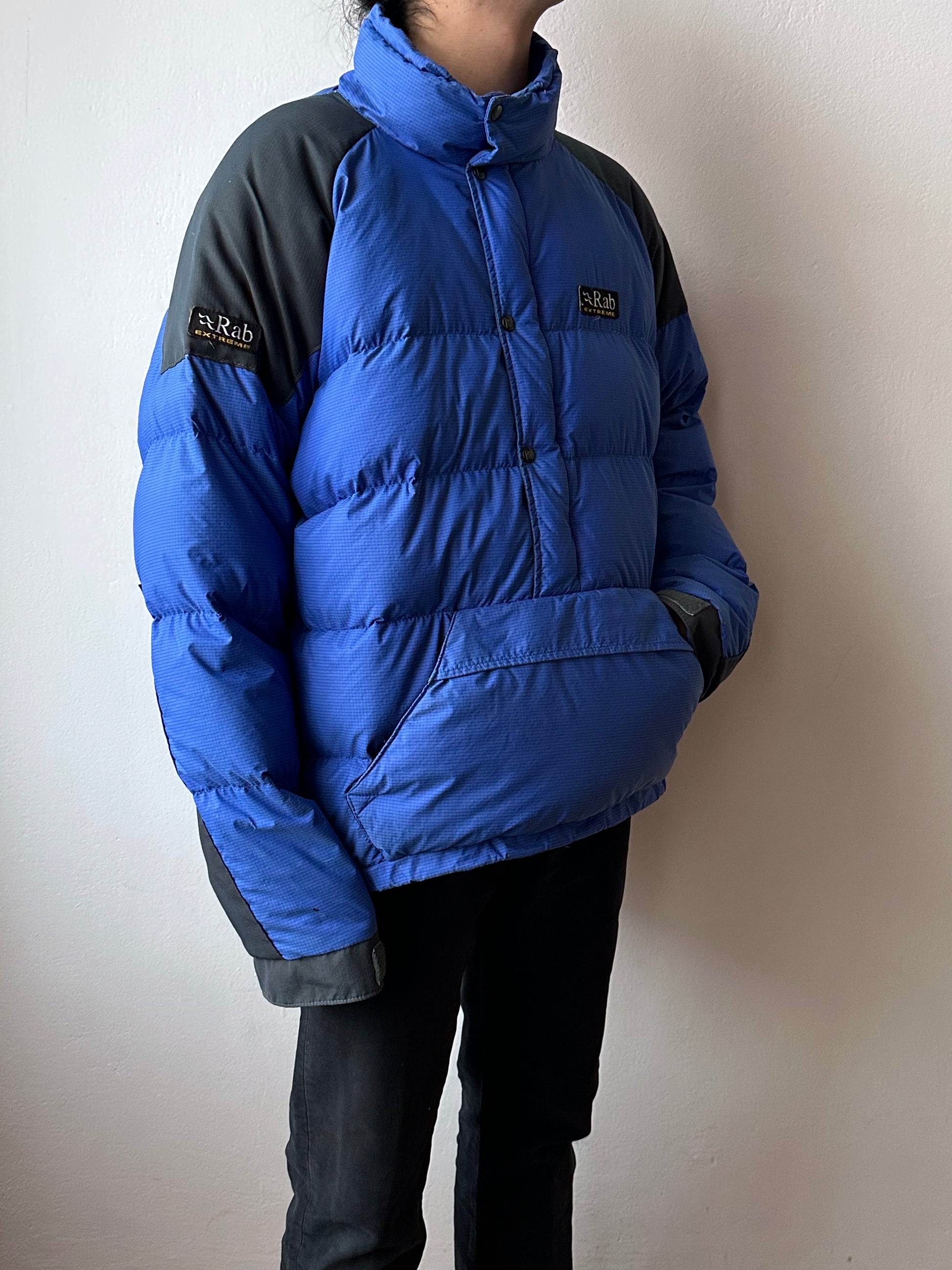 Rab down smock TOTO Praha Vintage clothing store England 90's 90年代 イングランド プラハ 古着屋 古着 ユーロ古着　イギリス古着 ヨーロッパ古着 Smock スモック Pullover プルオーバー 