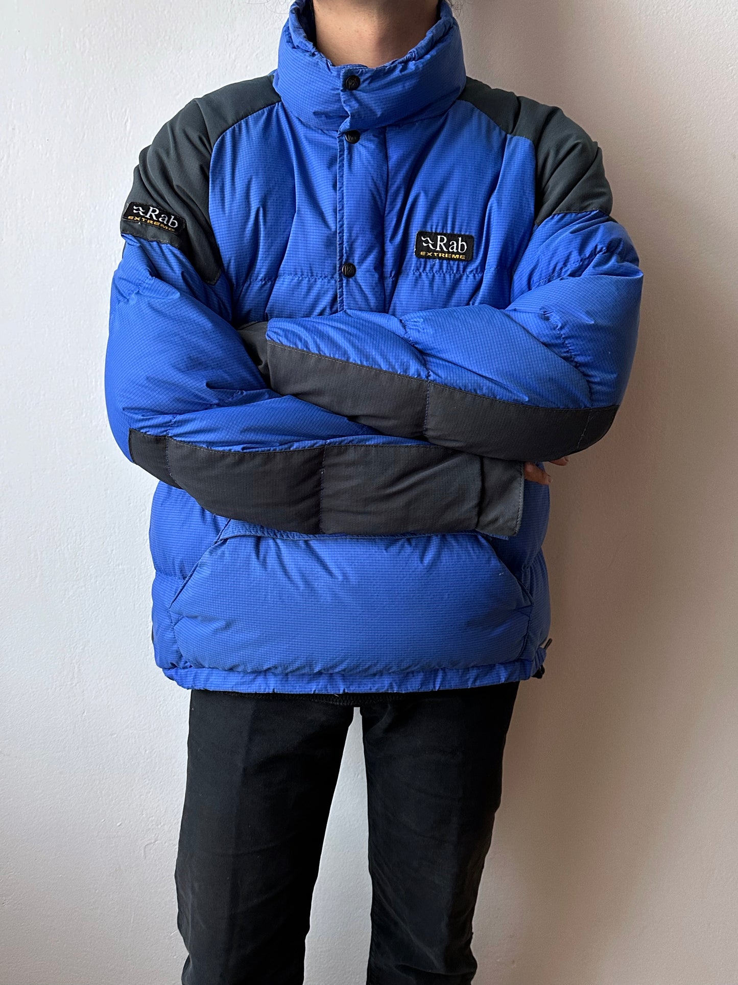 Rab down smock TOTO Praha Vintage clothing store England 90's 90年代 イングランド プラハ 古着屋 古着 ユーロ古着　イギリス古着 ヨーロッパ古着 Smock スモック Pullover プルオーバー 