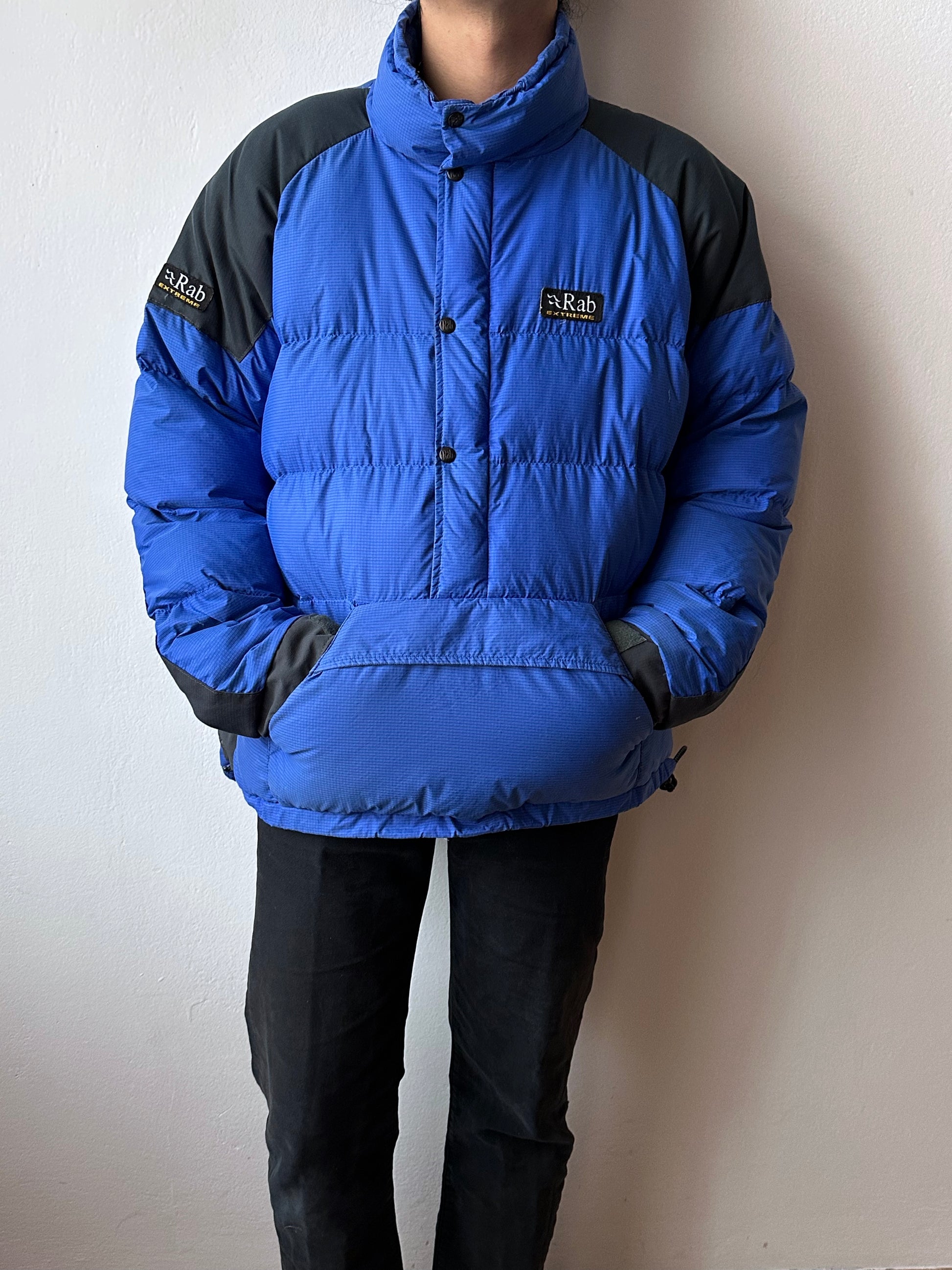 Rab down smock TOTO Praha Vintage clothing store England 90's 90年代 イングランド プラハ 古着屋 古着 ユーロ古着　イギリス古着 ヨーロッパ古着 Smock スモック Pullover プルオーバー 