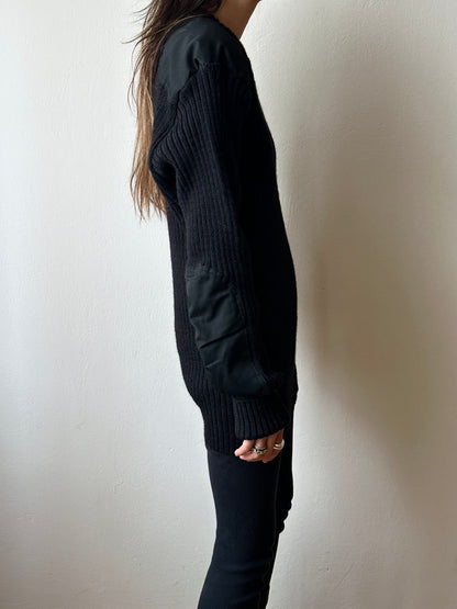 90s British wool command sweater