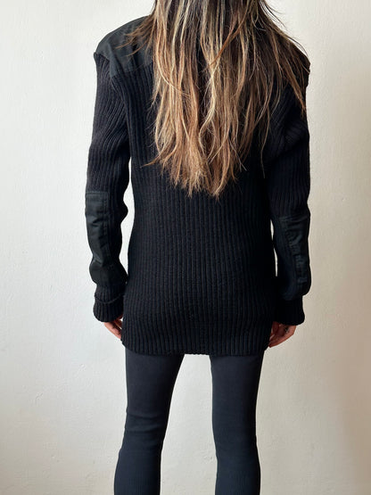 90s British wool command sweater