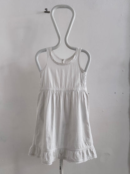 French antique linen dress