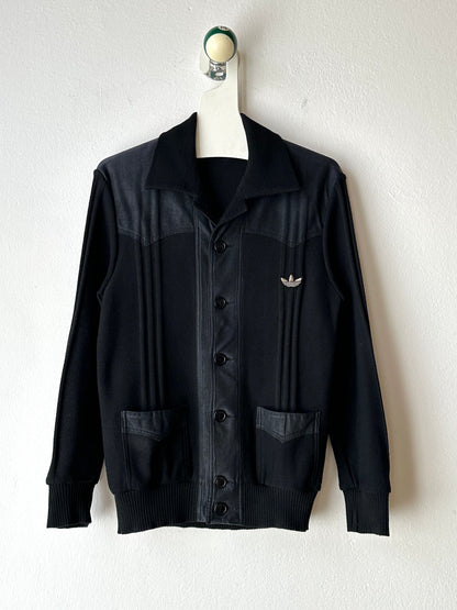 1970s black Adidas track jacket