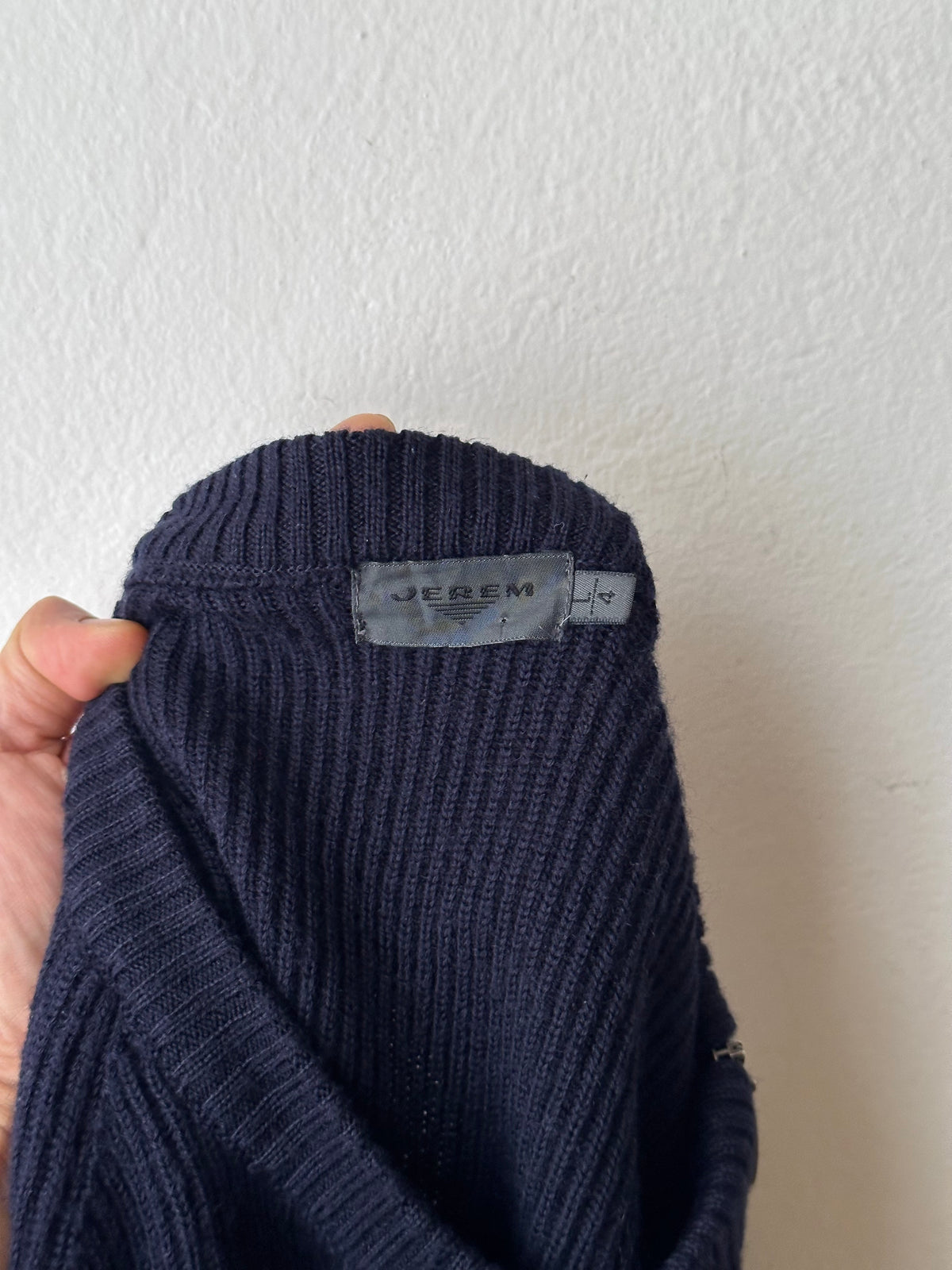 Navy Wool/Acryl Jumper