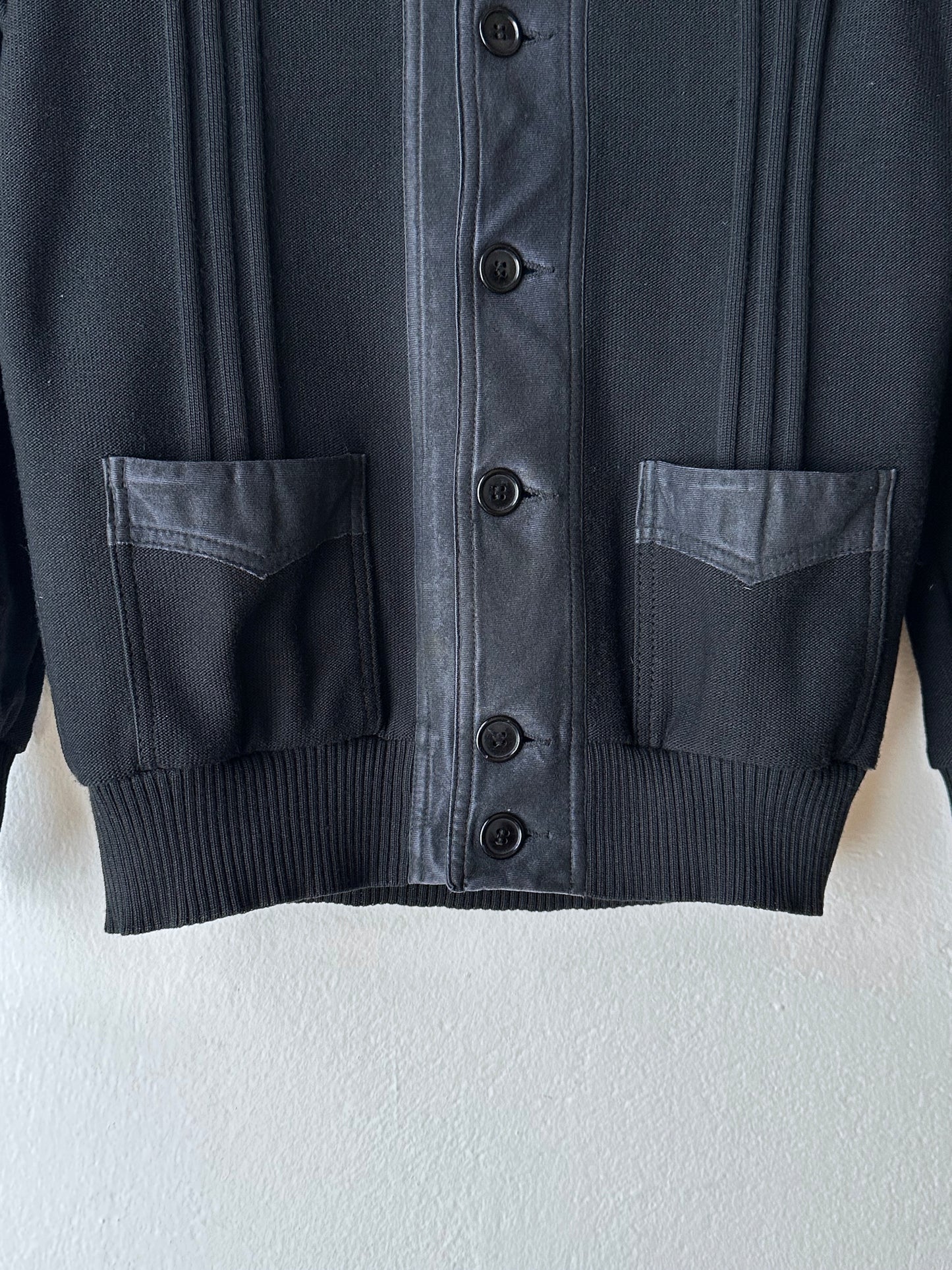 1970s black Adidas track jacket