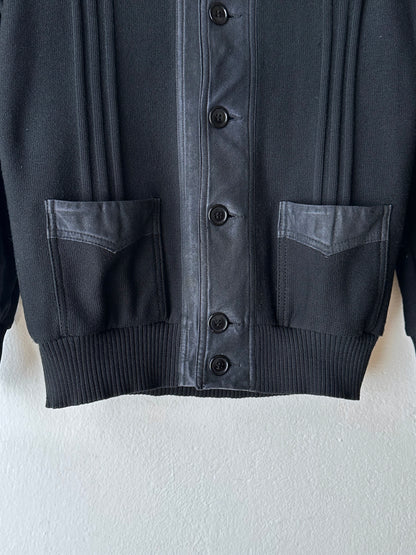 1970s black Adidas track jacket