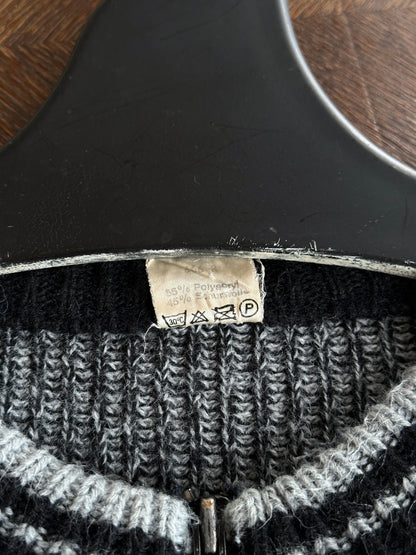 1980s Wool Zip up Jumper