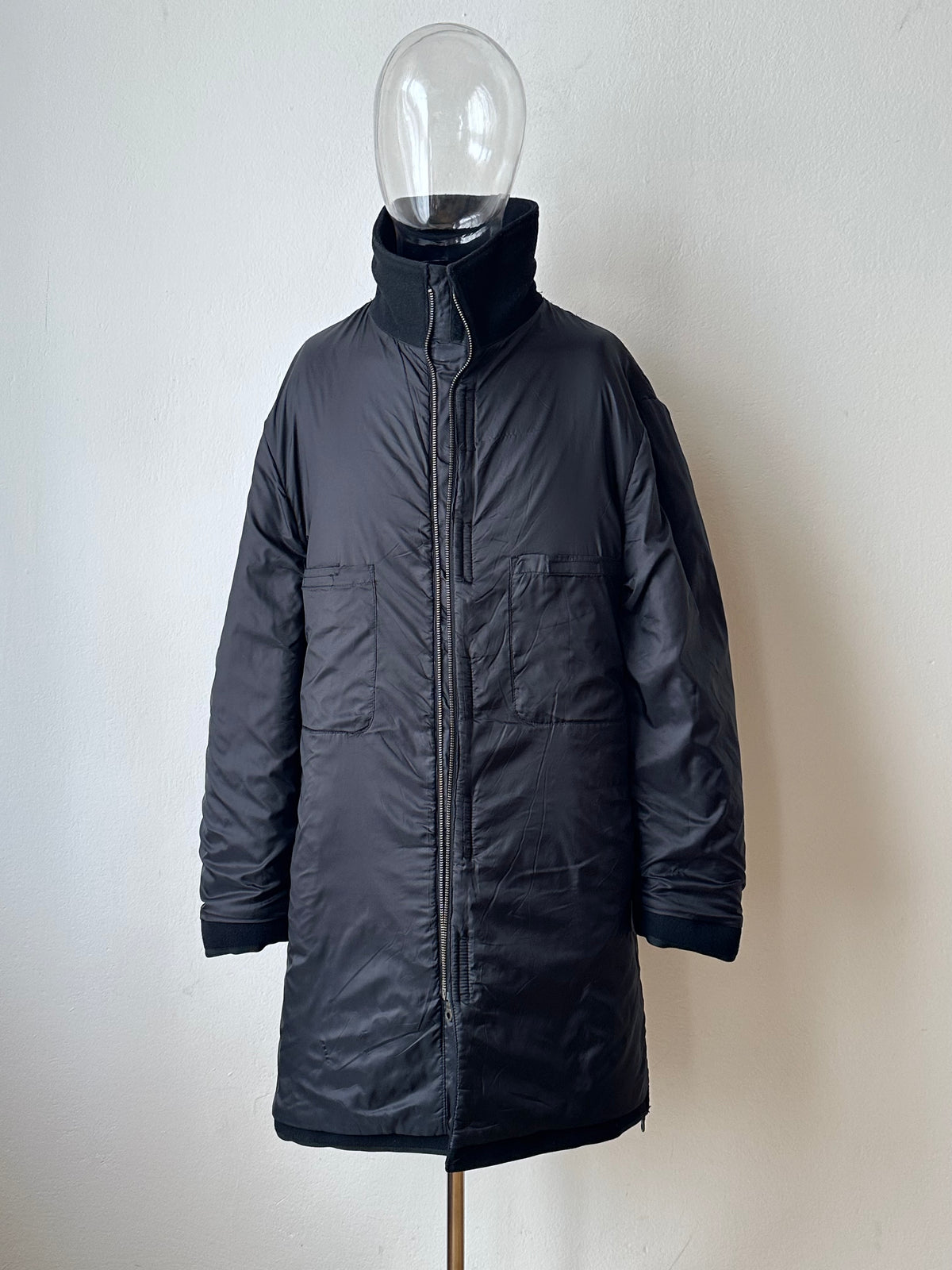 Black wool coat