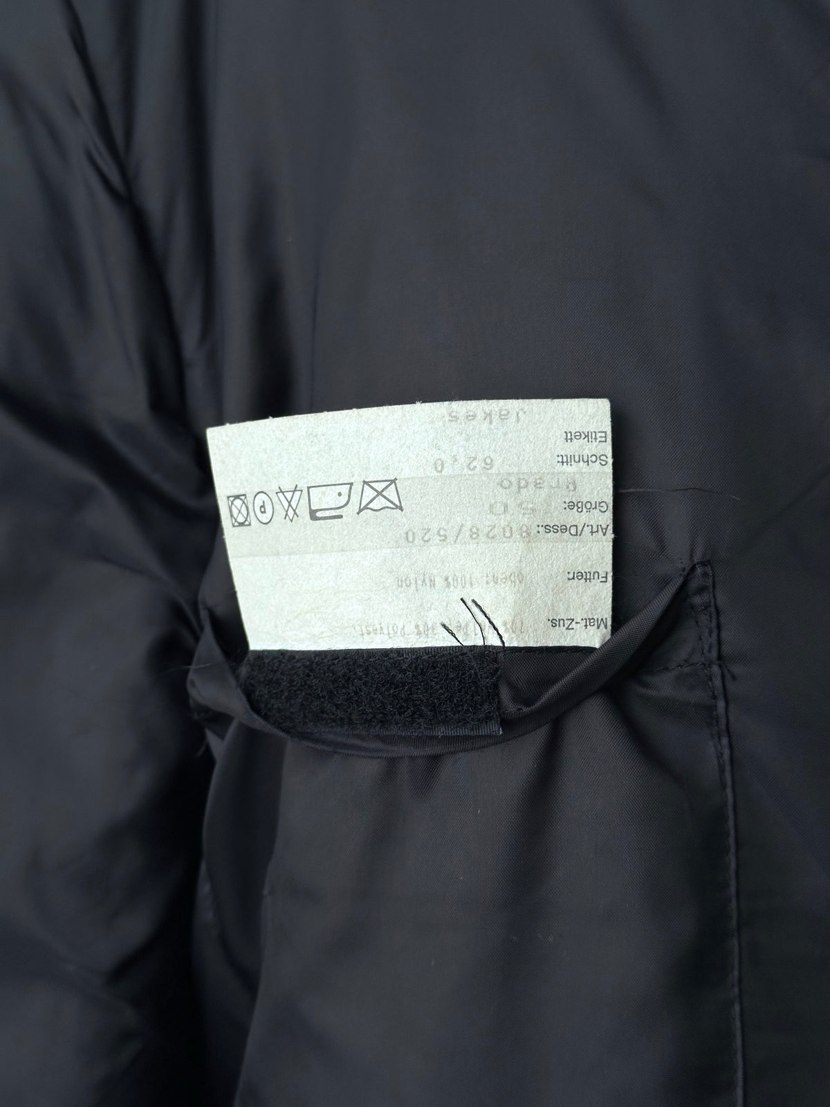 Black wool coat