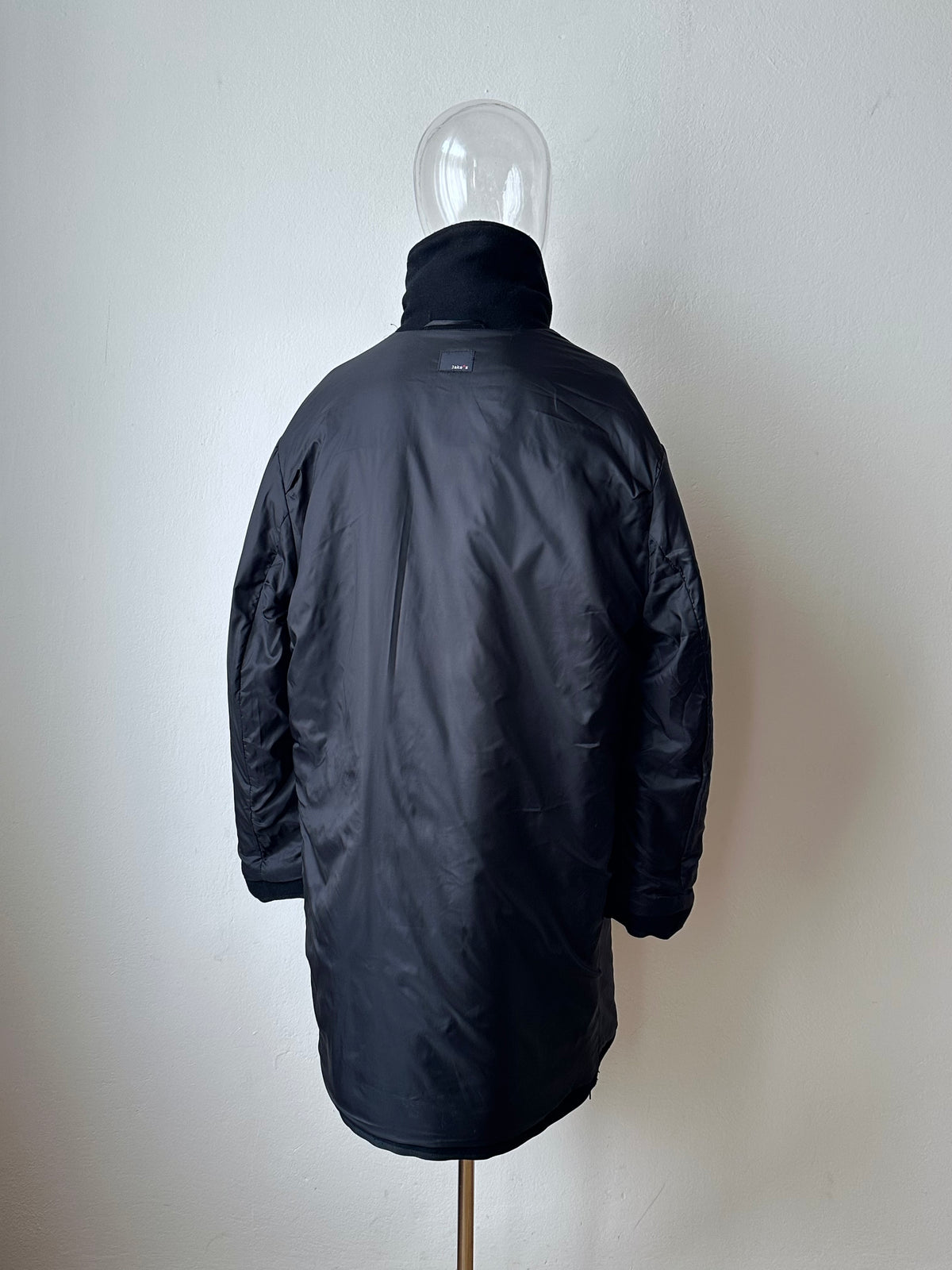 Black wool coat