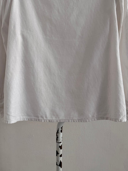 1900s German antique scallops blouse