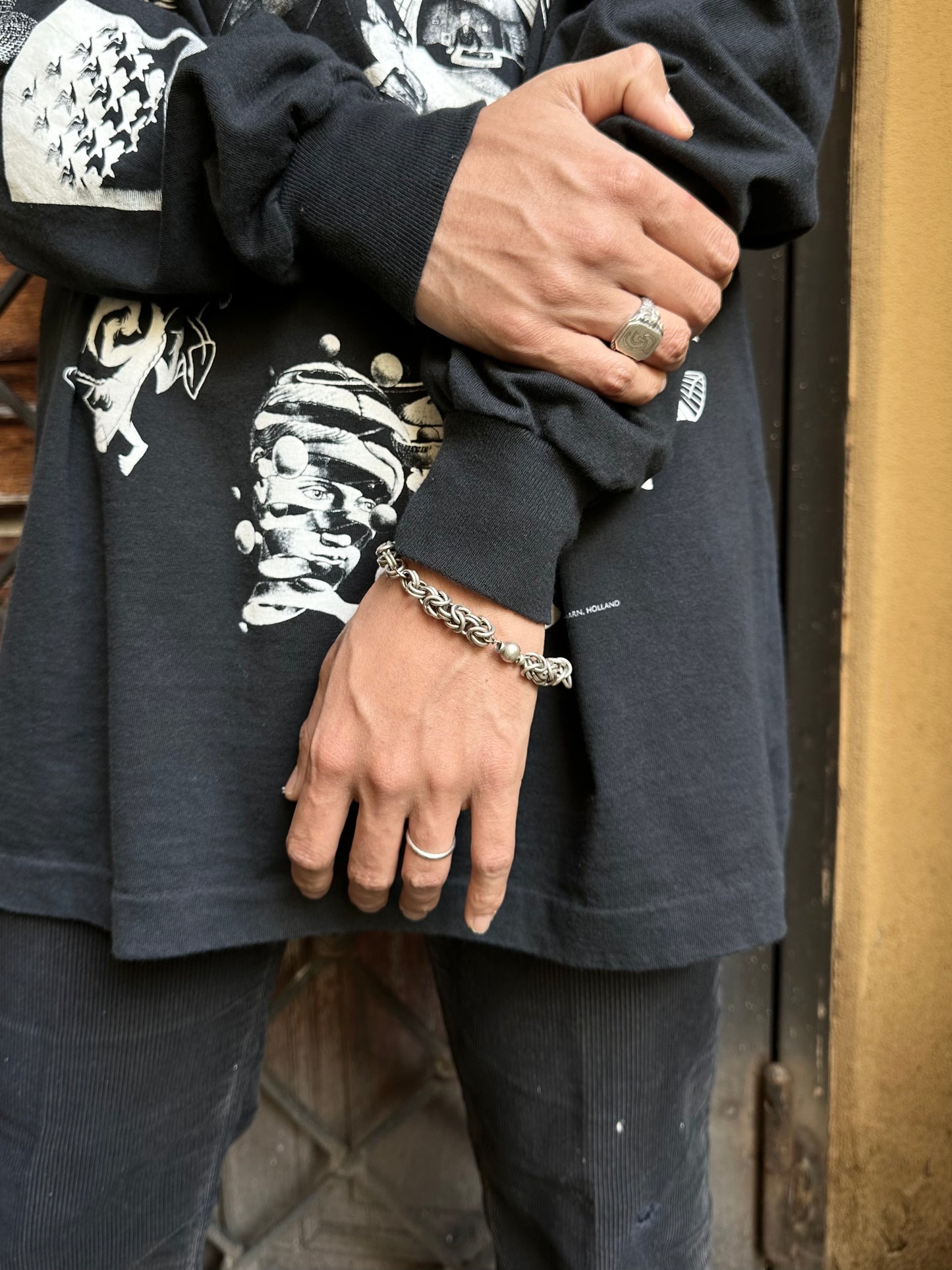 Byzantine multi chain bracelet