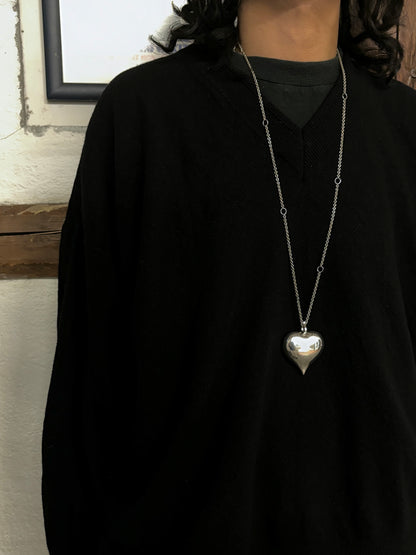 Kurt Nielsen Denmark heart pendant necklace jewelry KNDK カートニールセン ニールセン デンマーク コペンハーゲン シルバー シルバージュエリー シルバーネックレス シルバーアクセサリー ネックレス ハート ペンダント ハートペンダント ペンダントネックレス ハートネックレス Georg Jensen Hans Hansen ジョージジェンセン ハンスハンセン