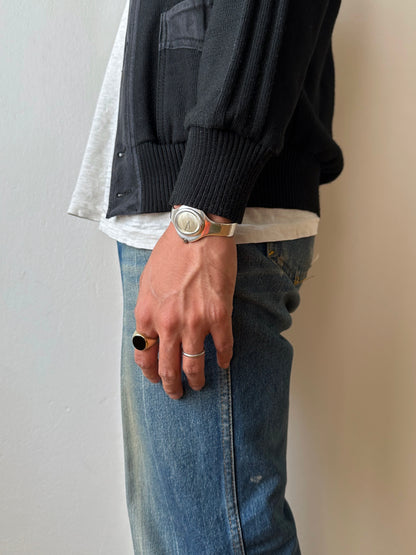 1970s black Adidas track jacket