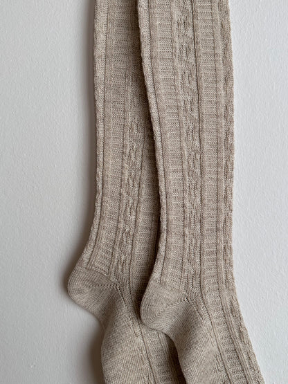 deadstock knit long socks 2