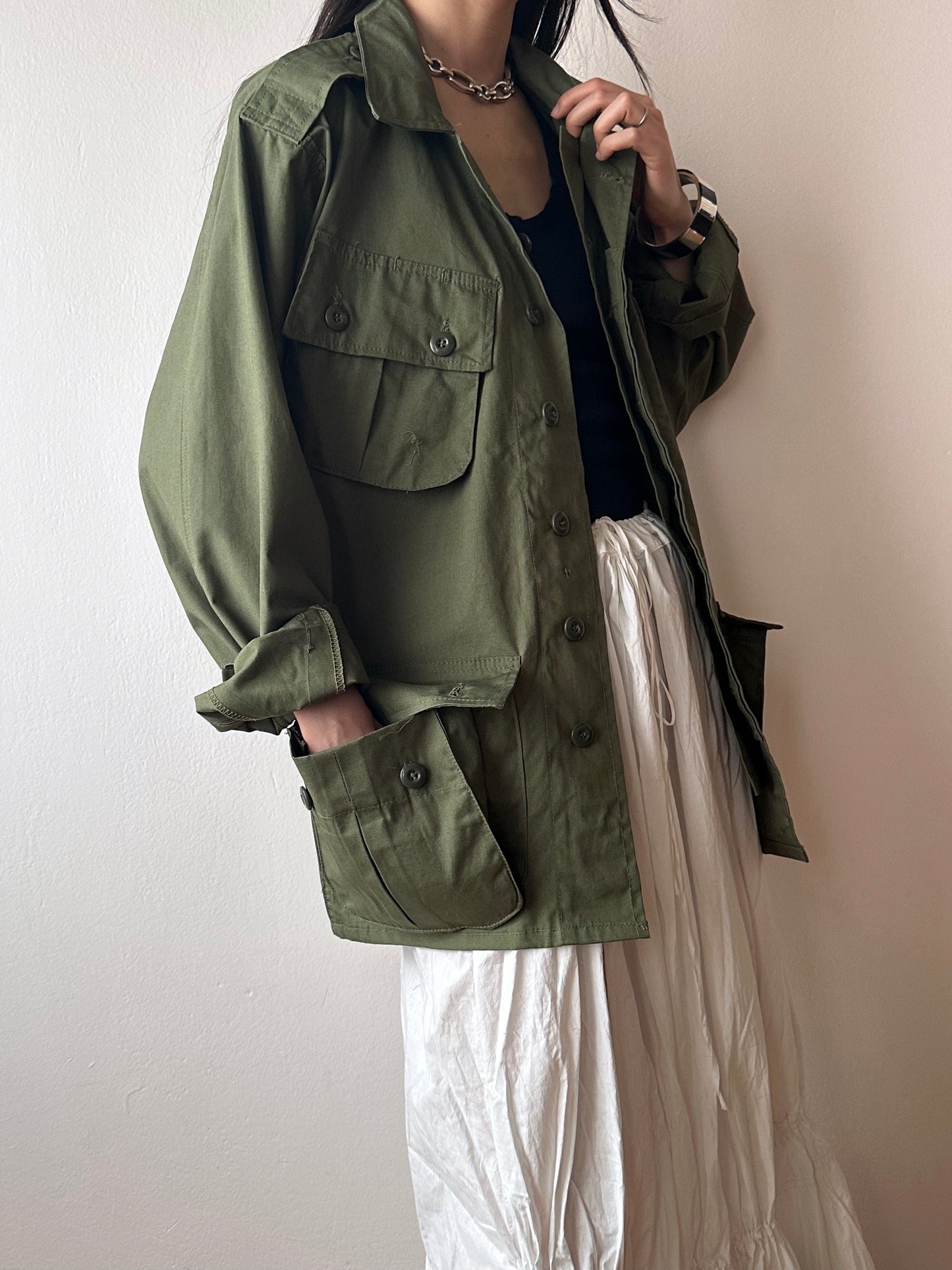 1964s US army jungle fatigue jacket , Dead stock