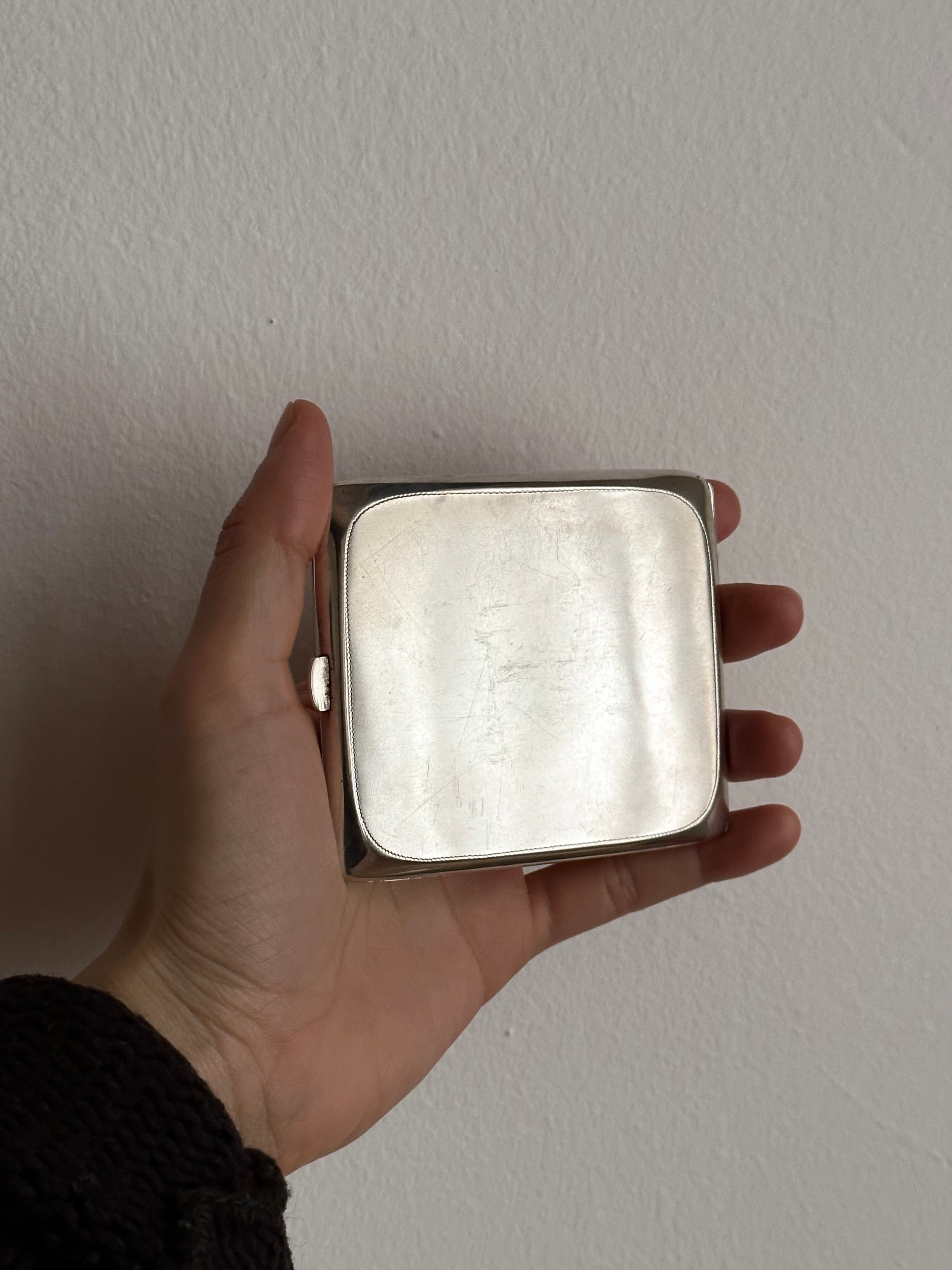 1920s Czechoslovakia silver tobacco case – TOTO