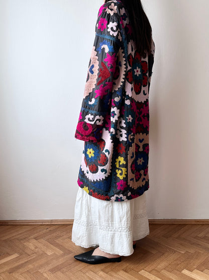 70s Uzbekistan suzani robe