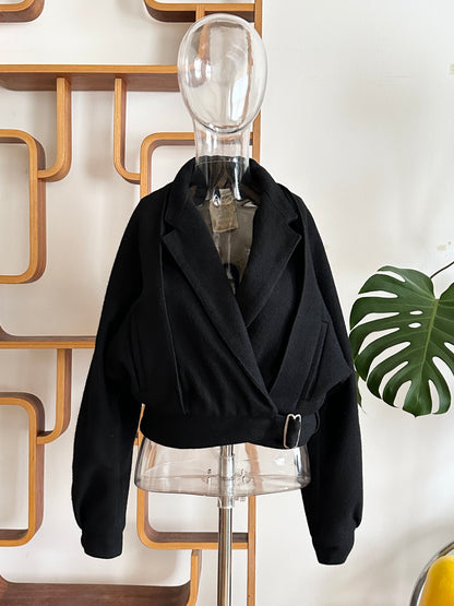 1980s France wool jacket, battledress-inspired