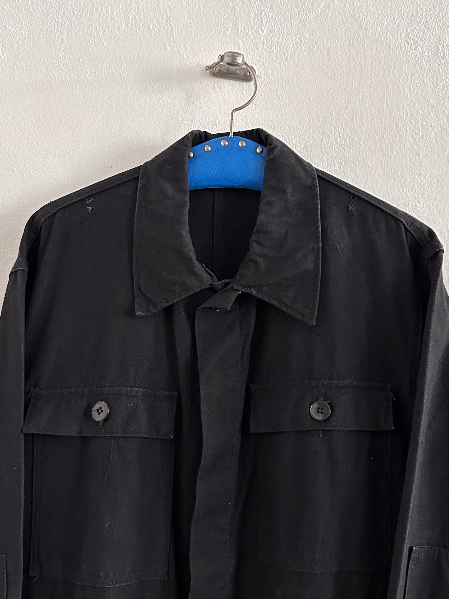 Vintage East German military black jumpsuit