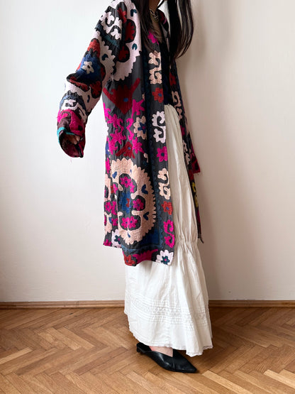 70s Uzbekistan suzani robe