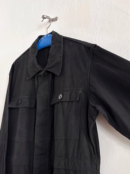 Vintage East German military black jumpsuit