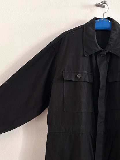 Vintage East German military black jumpsuit