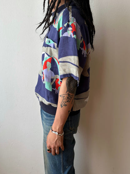 1990s Italian linen shirt
